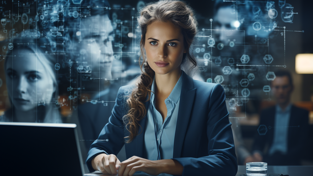 In-House Recruiterin fokussiert